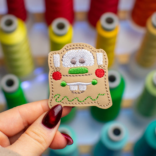 Gingerbread Truck Feltie Embroidery Design