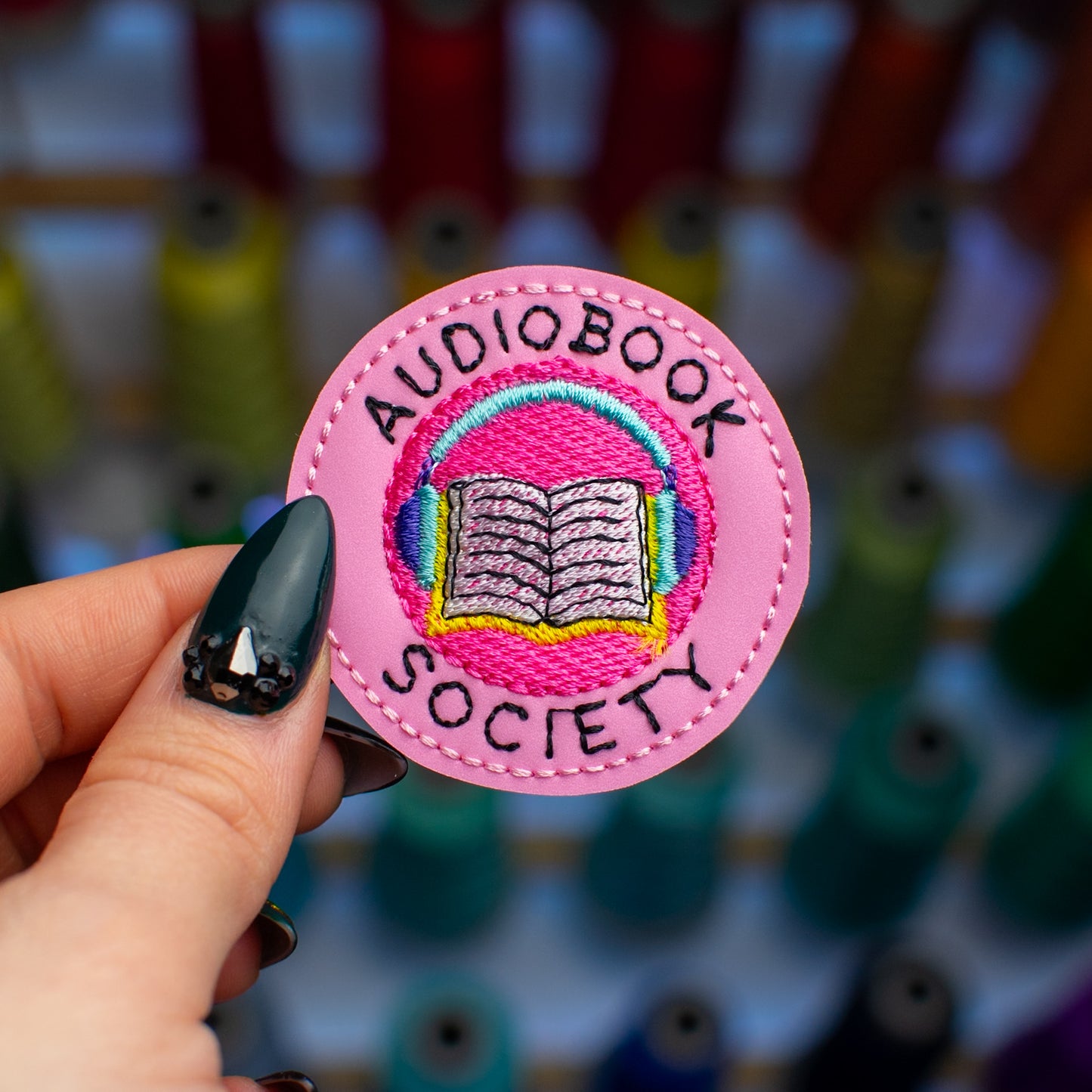 AudioBook Society Feltie Embroidery Design