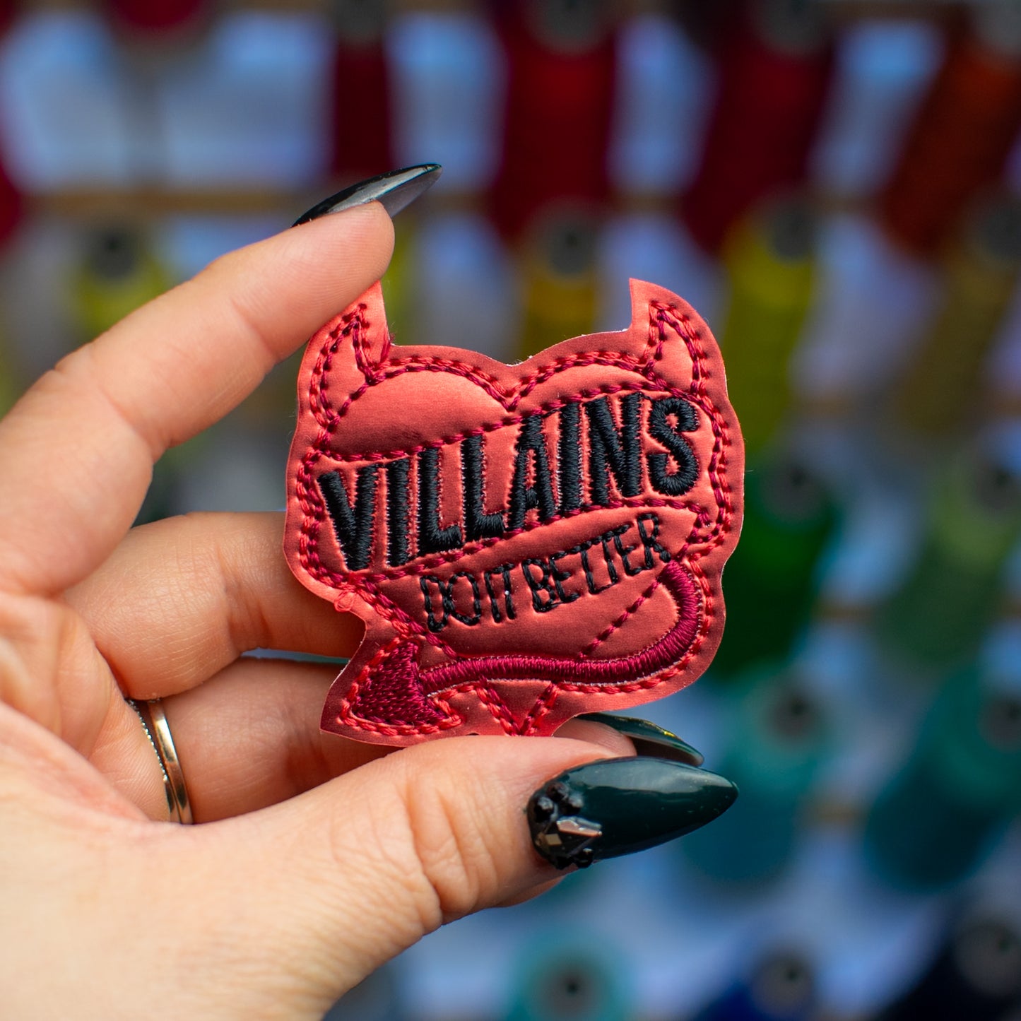 Villains Do It Better Feltie Embroidery Design