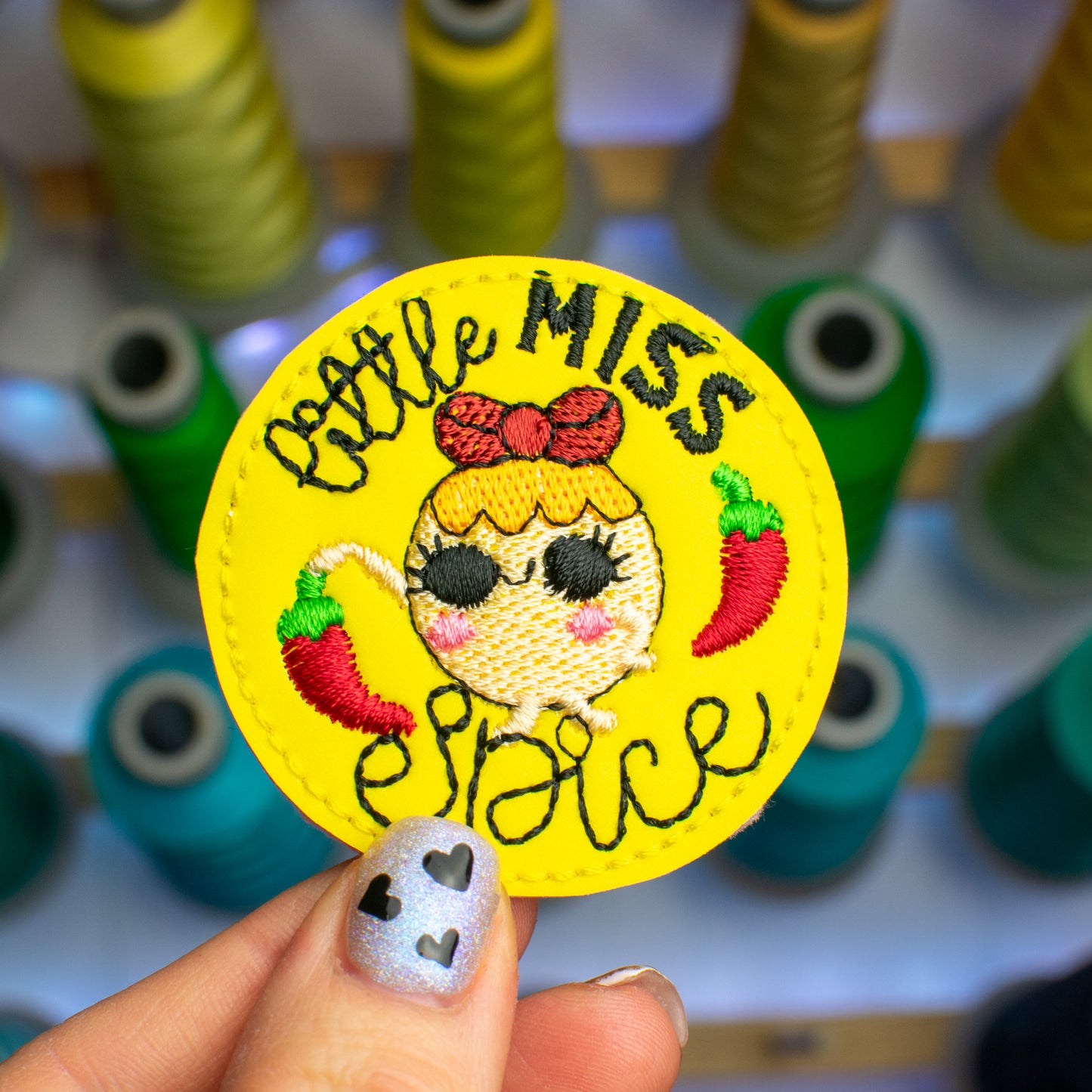 Miss Spice Feltie Embroidery Design