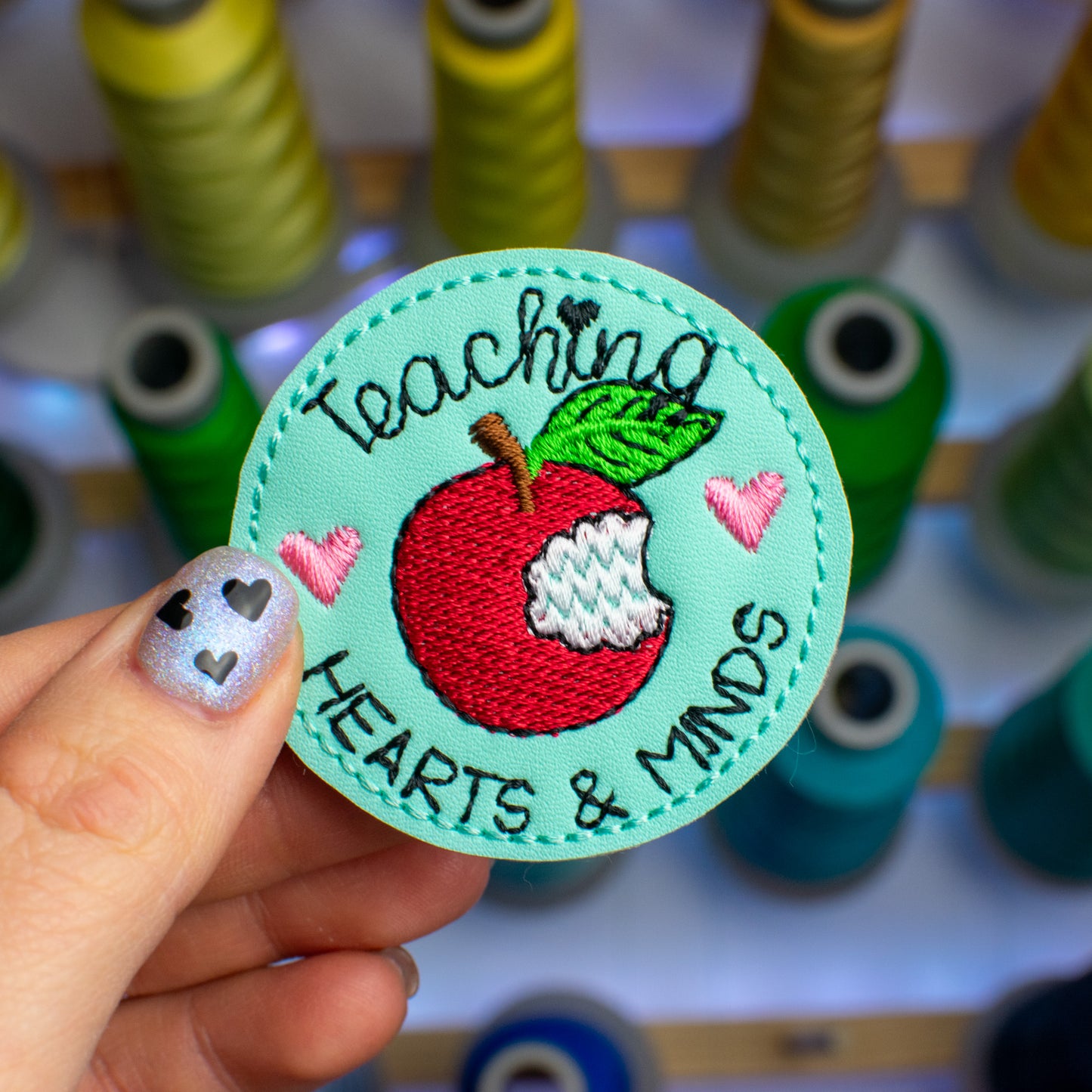 Teaching Hearts and Minds Feltie Embroidery Design