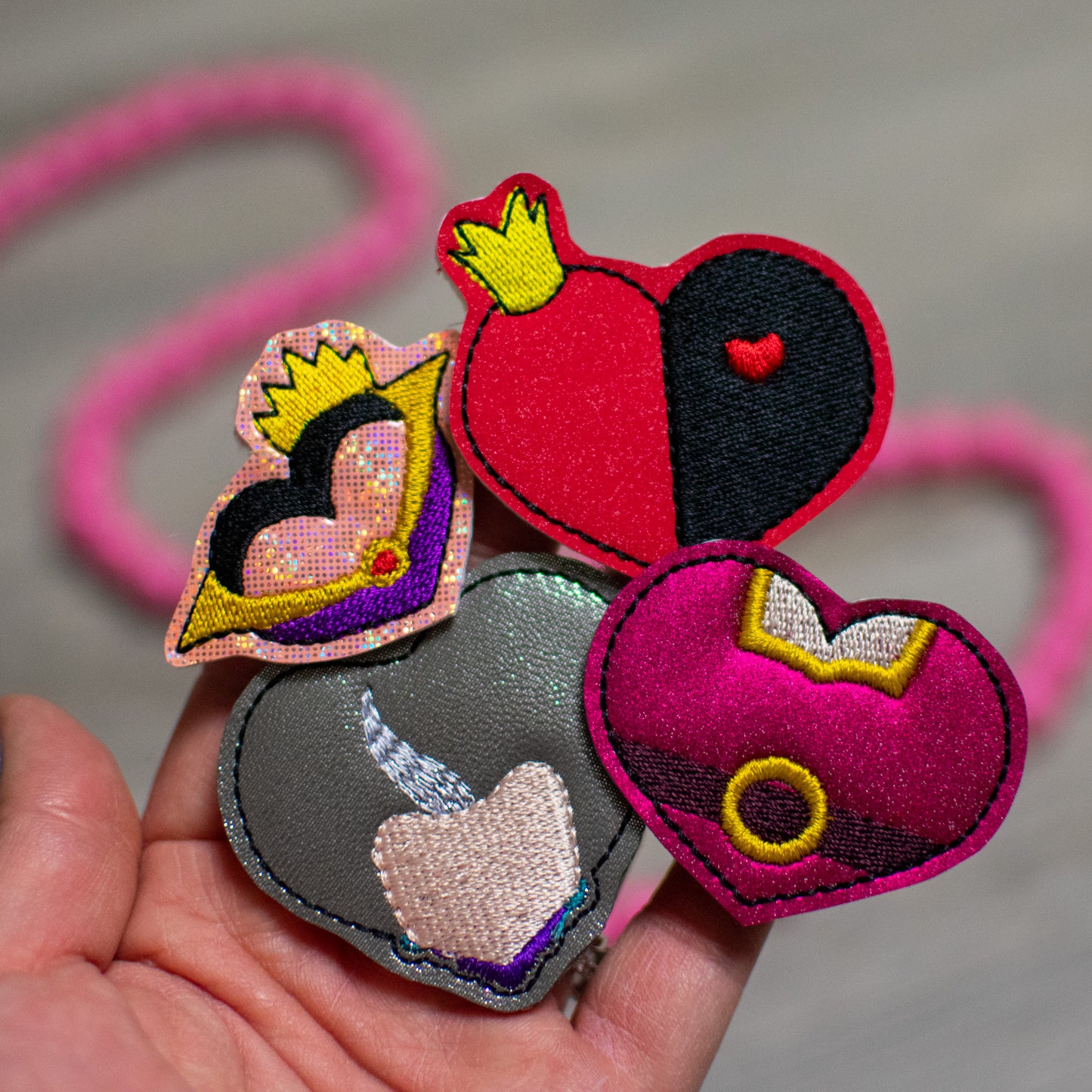 Villain Hearts Felties 02