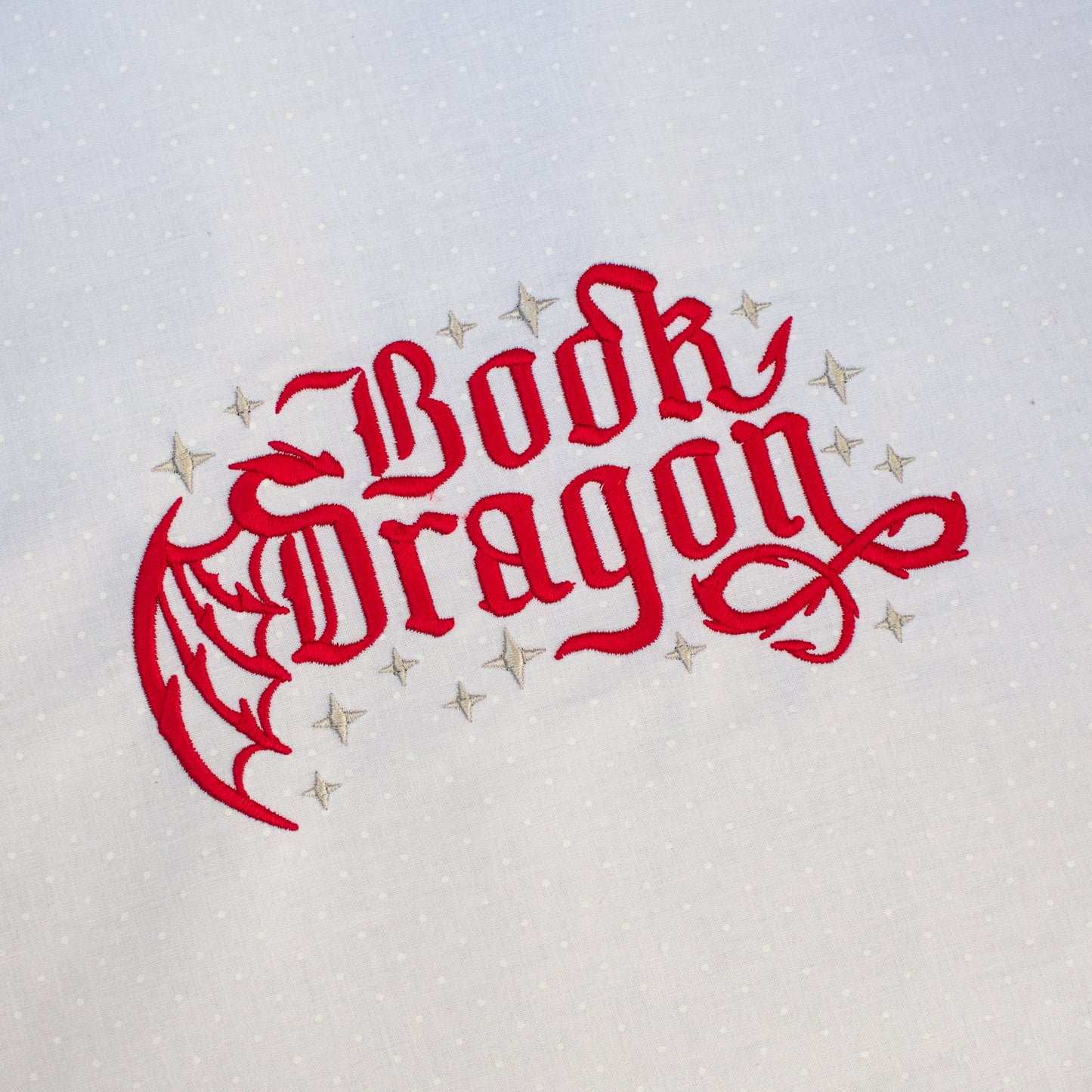 Book Dragon Embroidery Design