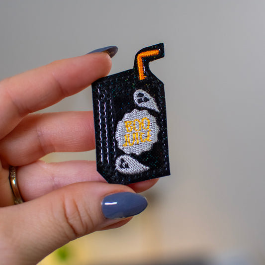 Boo Juice Box Feltie Embroidery Design