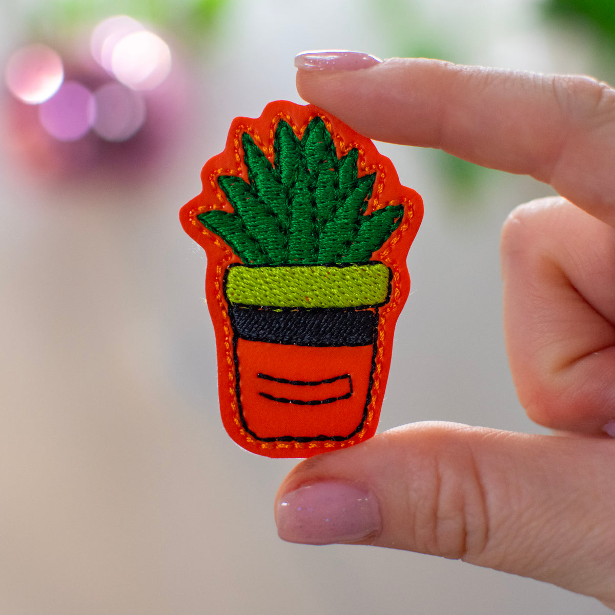 Goofy Planter Pot Feltie Embroidery Design