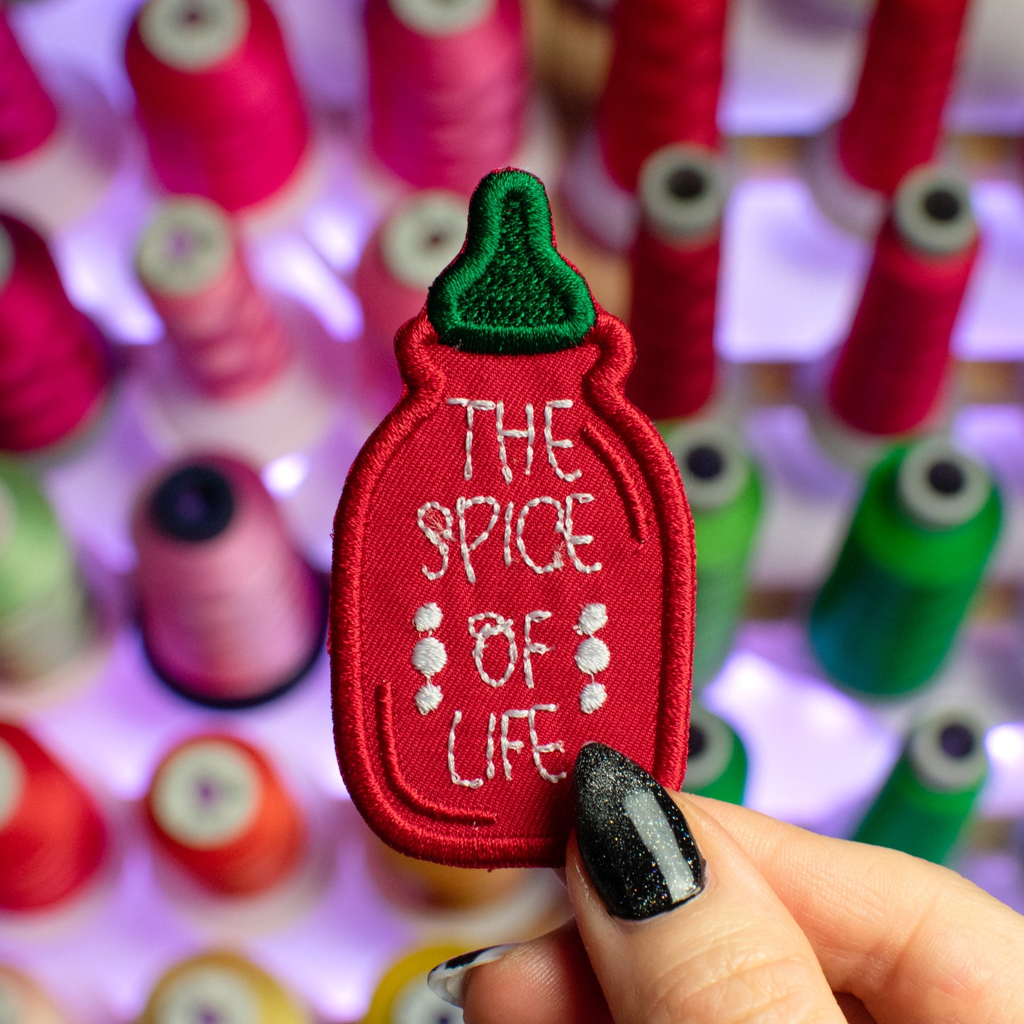 Spice of Life Patch Embroidery Design