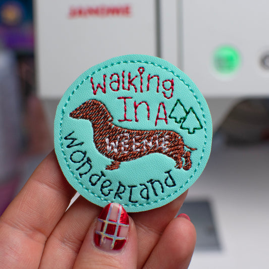 Weenie Wonderland Feltie Embroidery Design