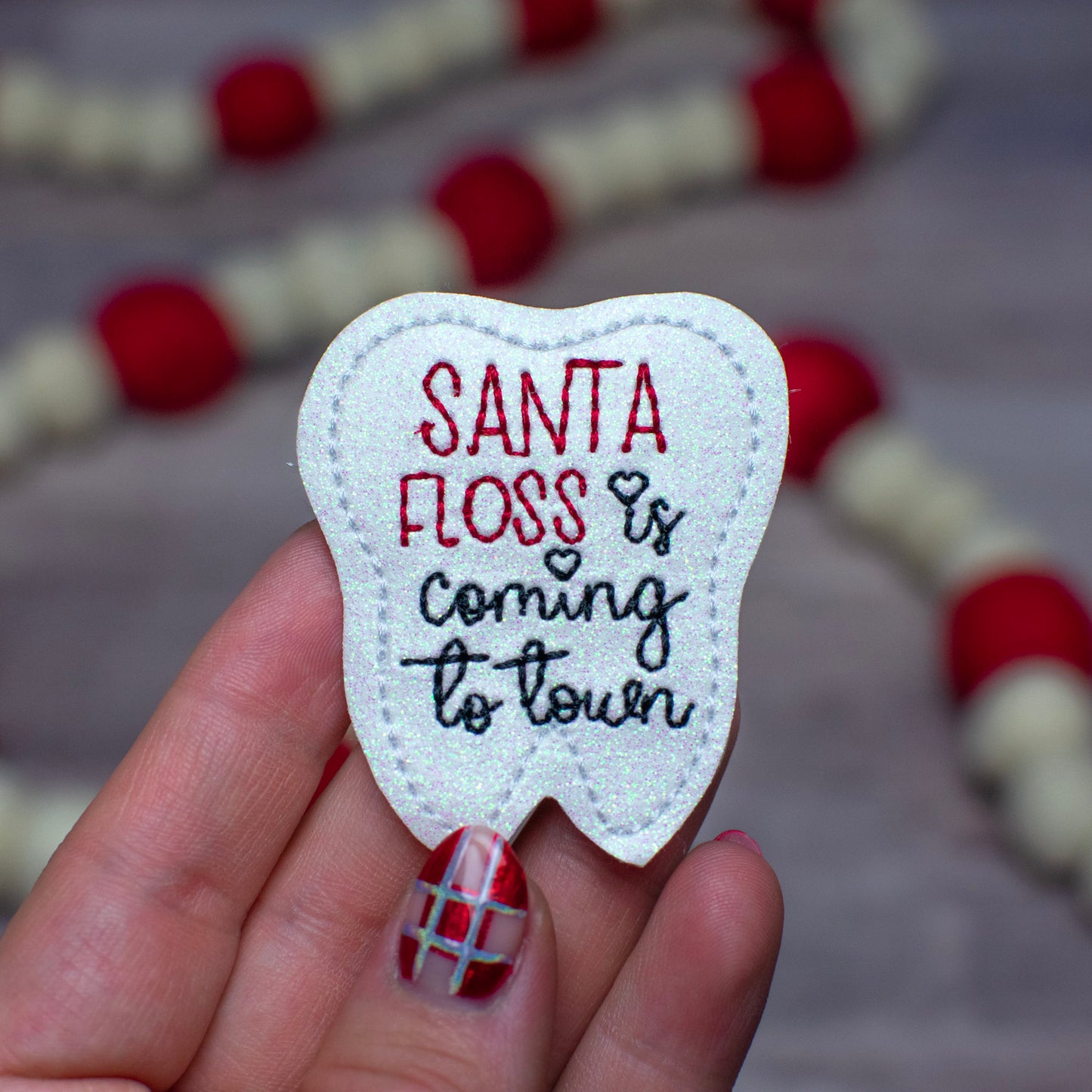 Santa Floss Feltie