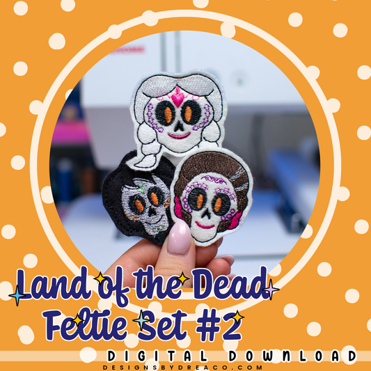 Land of the Dead Embroidery Design Set 02