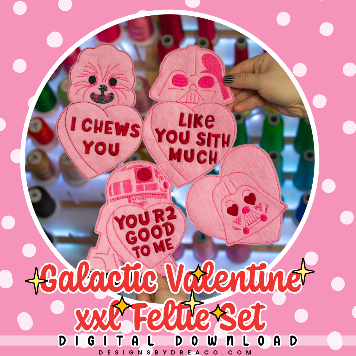 Galactic Valentine XXL Feltie Set 2025