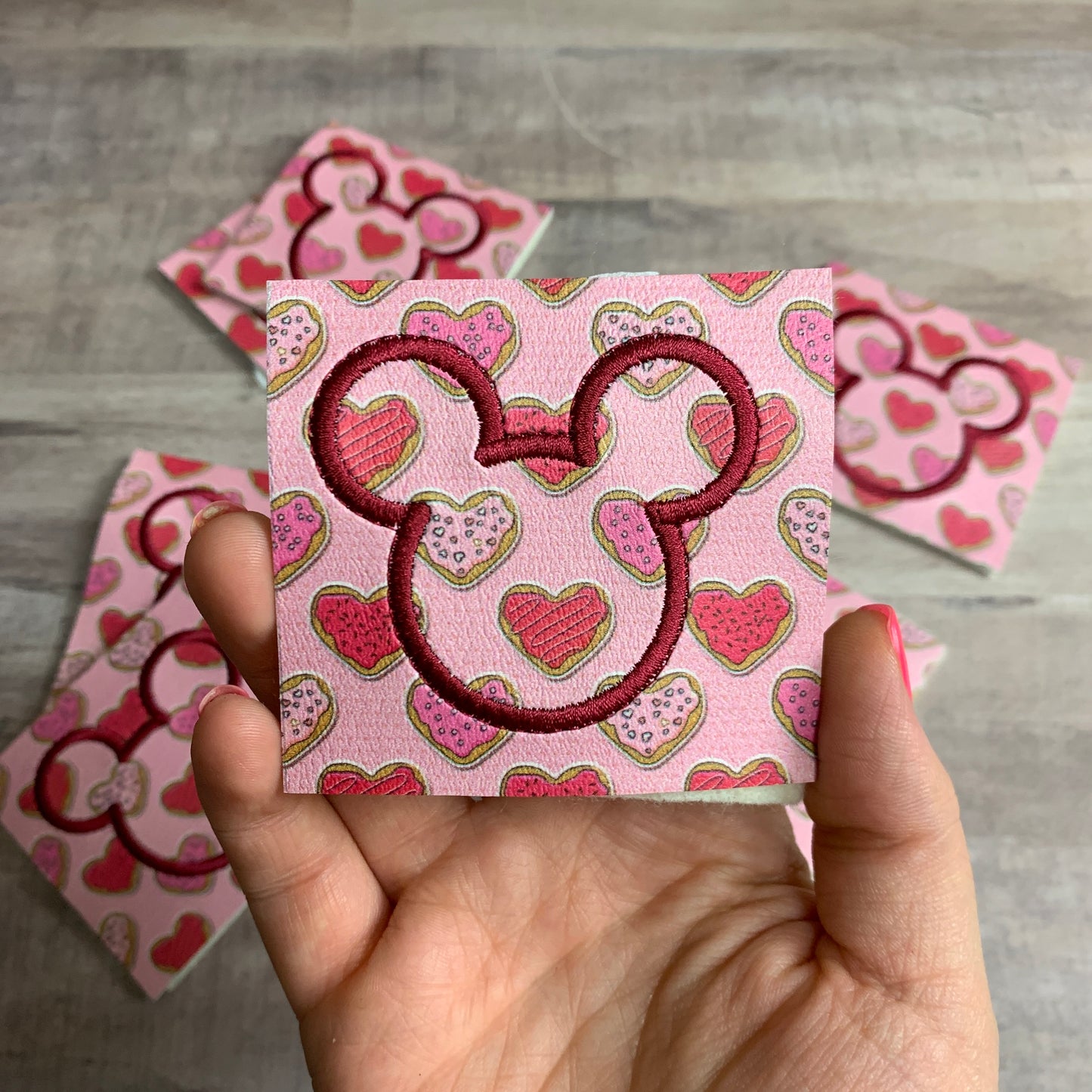 Heart Cookie Mouse Head Feltie