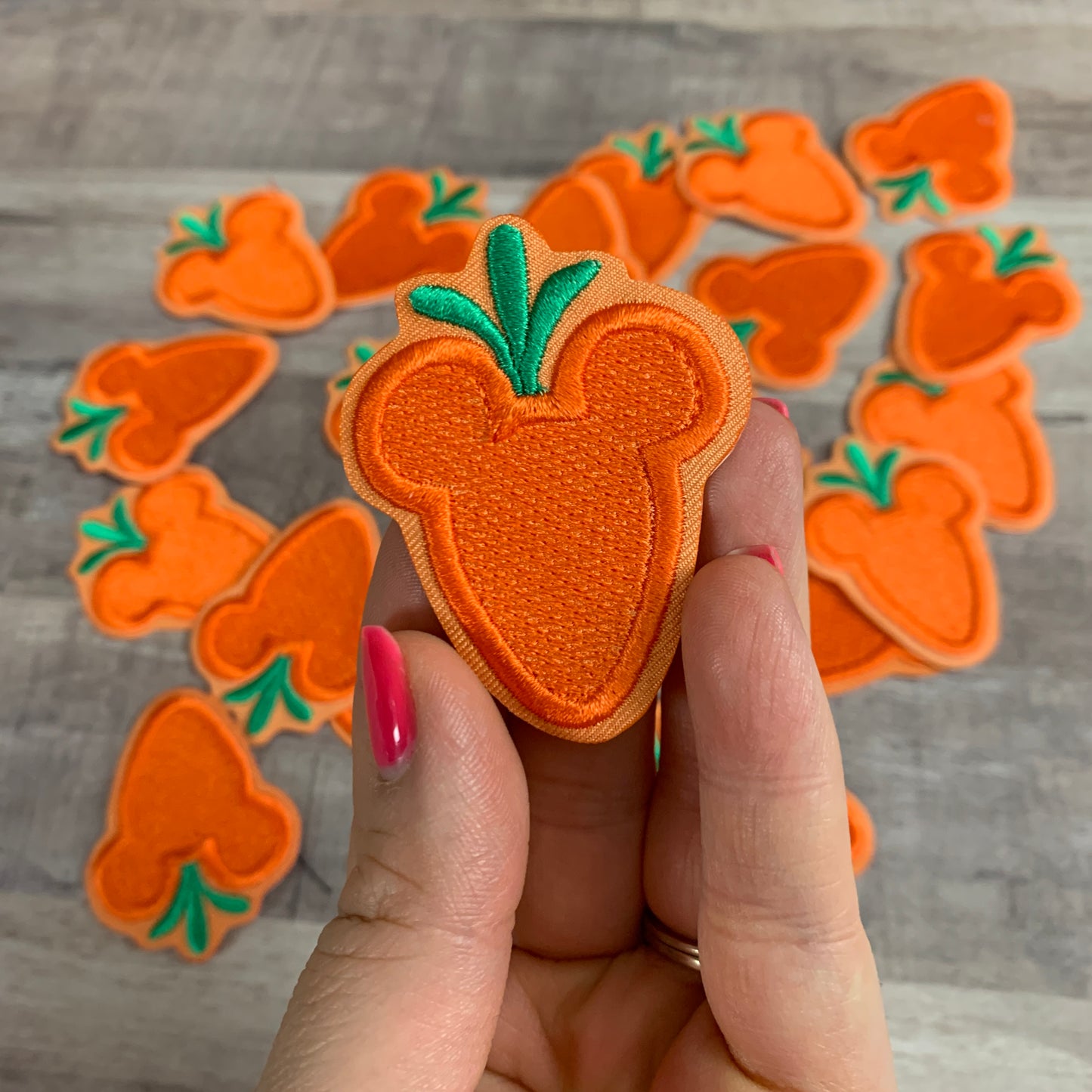 Carrot Iron On Patch