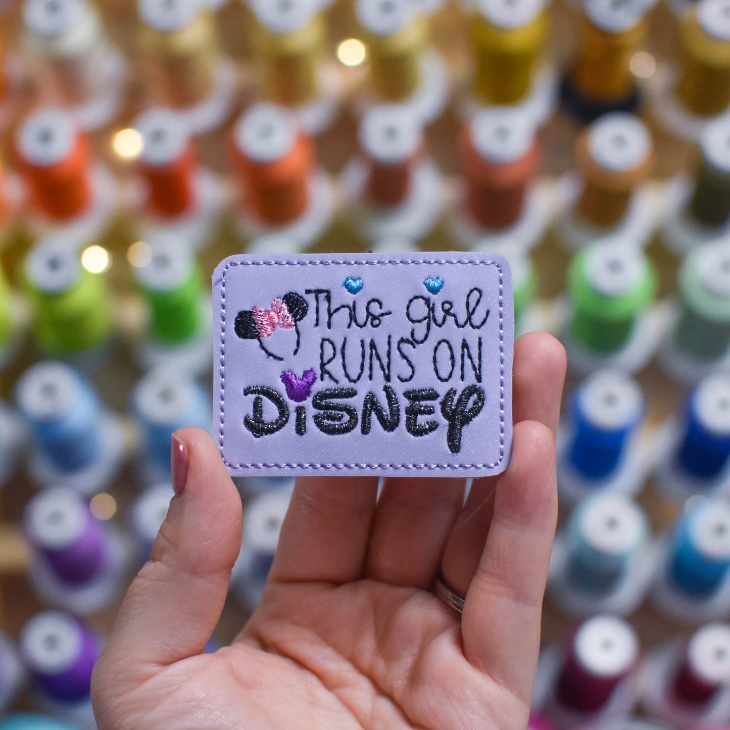 Runs on Disney Embroidery Design