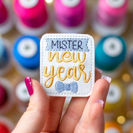 Mister New Year Embroidery Design