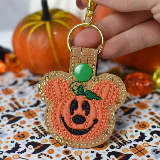 Pumpkin Mouse Keychain