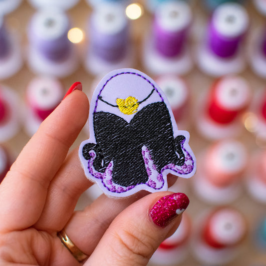 Sea Witch Easter Egg Embroidery Design