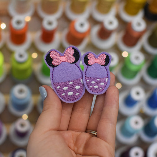 Girl Mouse Easter Egg Embroidery Design