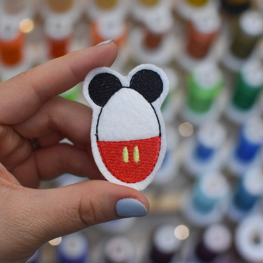 Mouse Easter Egg Embroidery Design