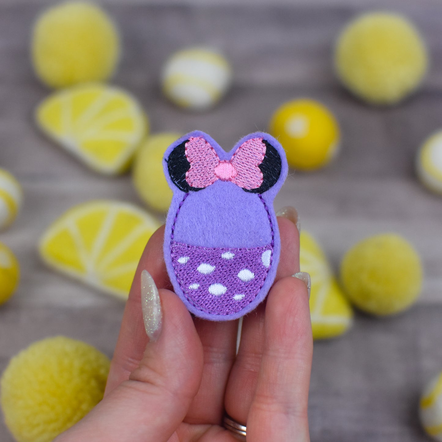 Bow Mouse Easter Egg Feltie Sheet