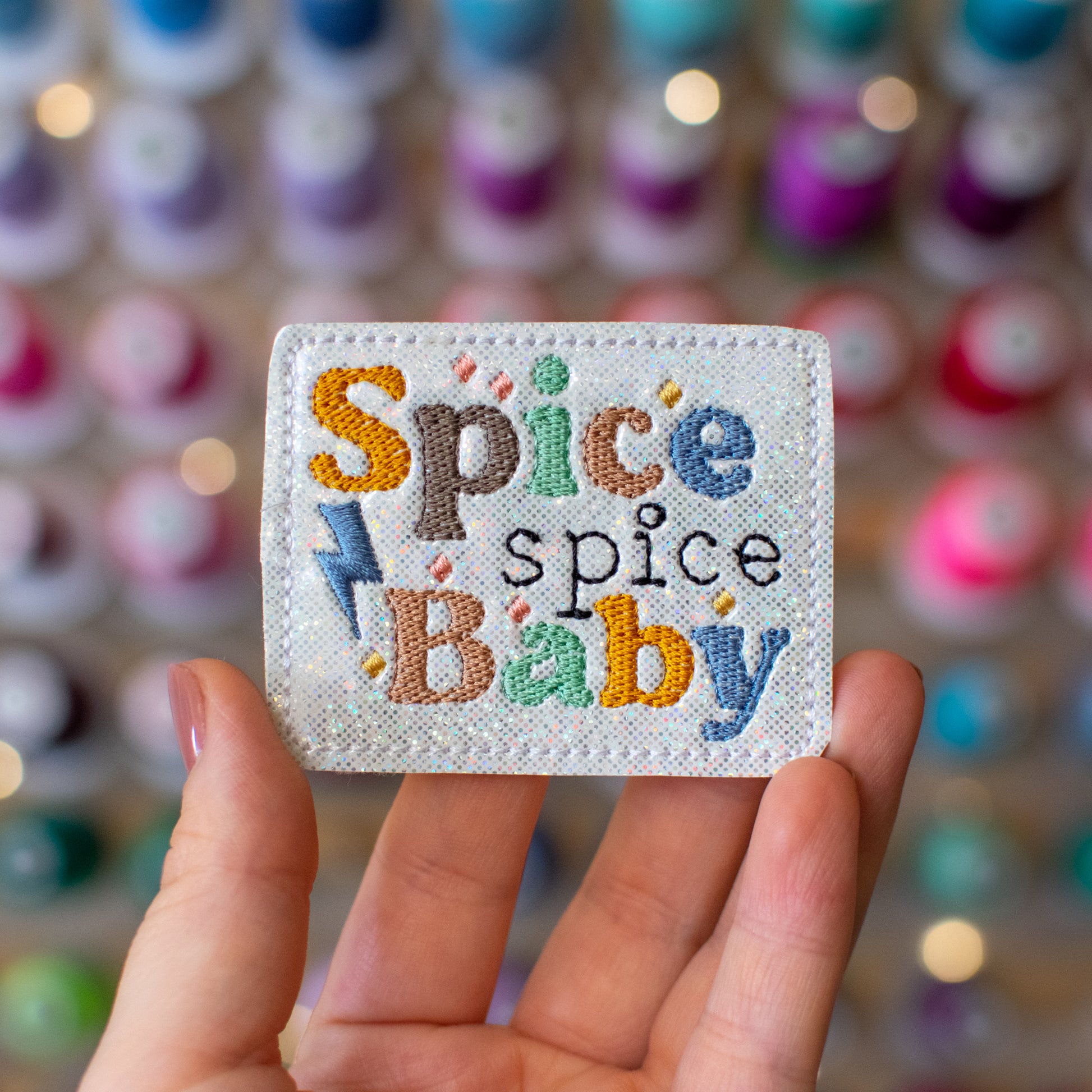 Spice Baby thanksgiving Felte Embroidery Deisgn