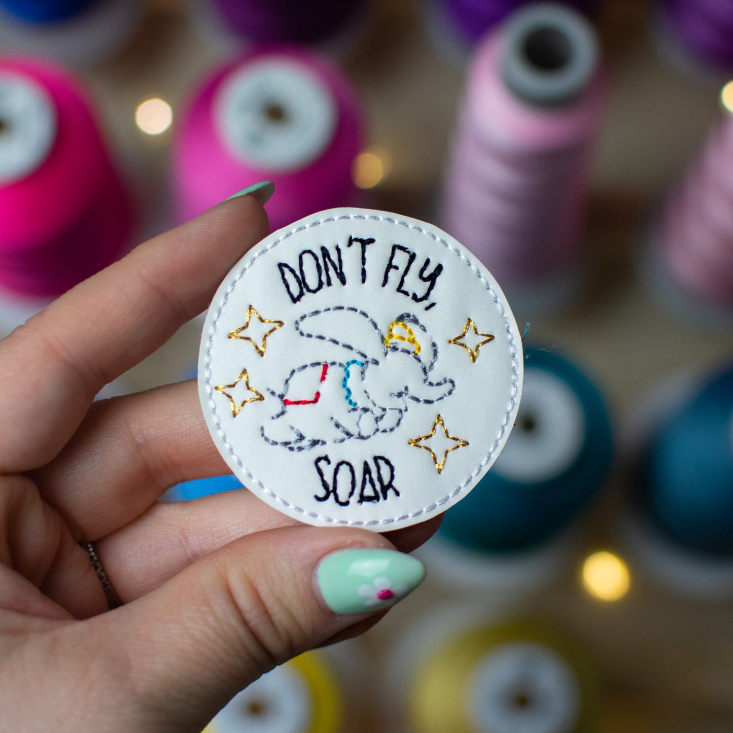 Don't Fly Soar Feltie Embroidery Design