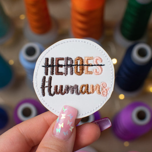 Human Heroes Feltie Embroidery Design