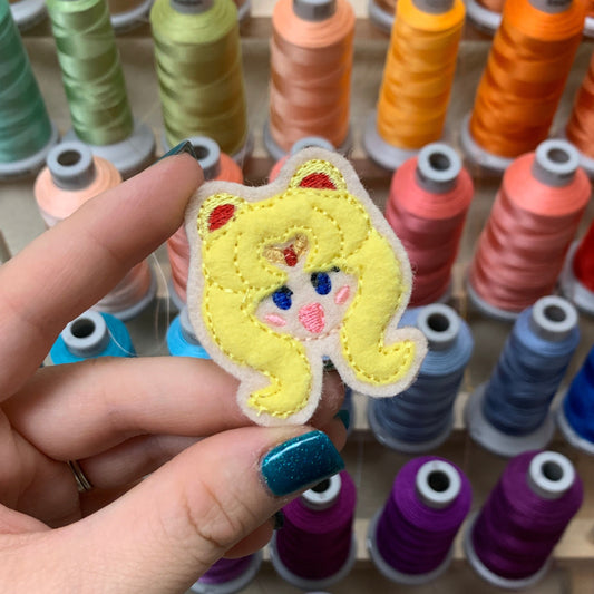 Sailor Moon Feltie Embroidery File