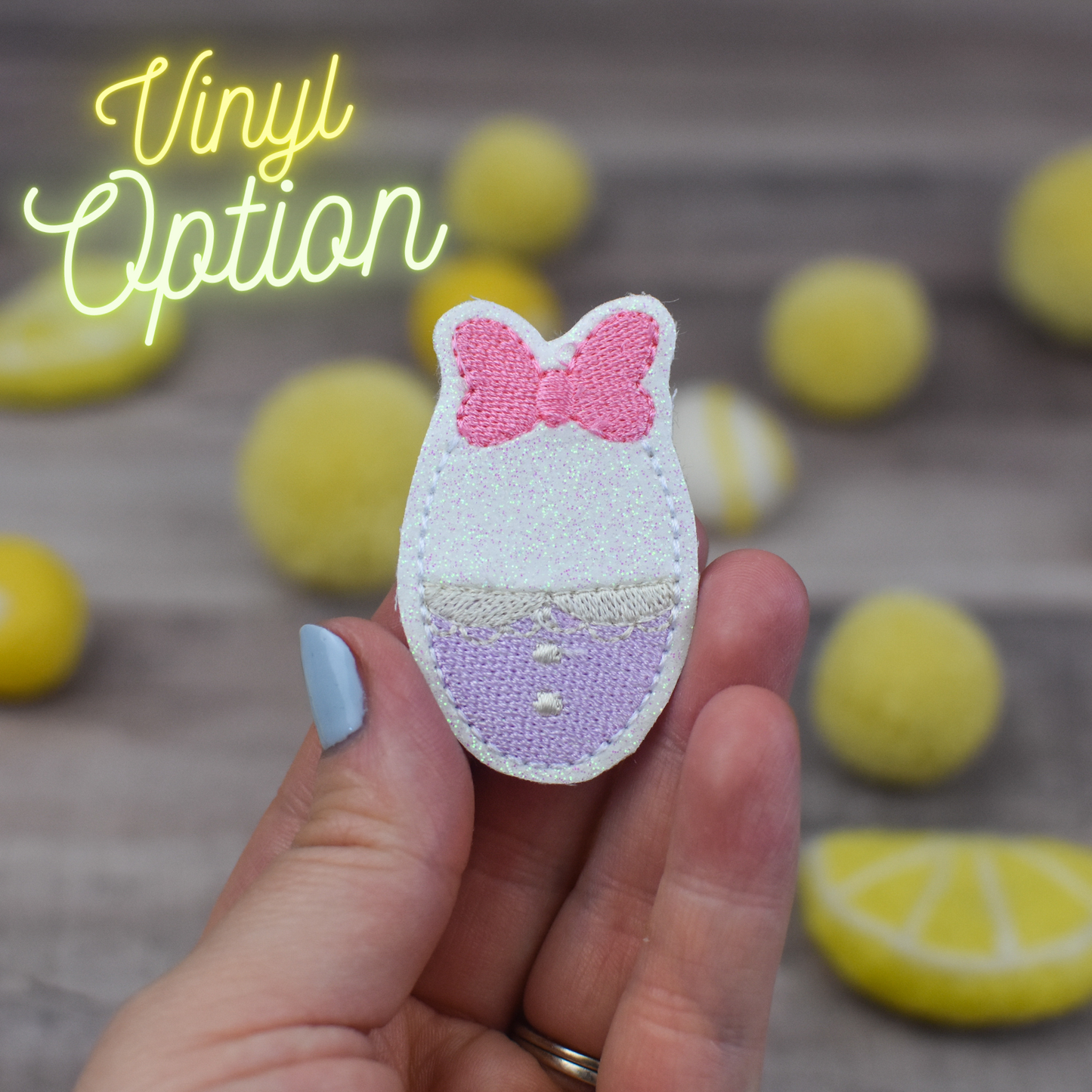 Girl Duck Easter Egg Feltie Sheet