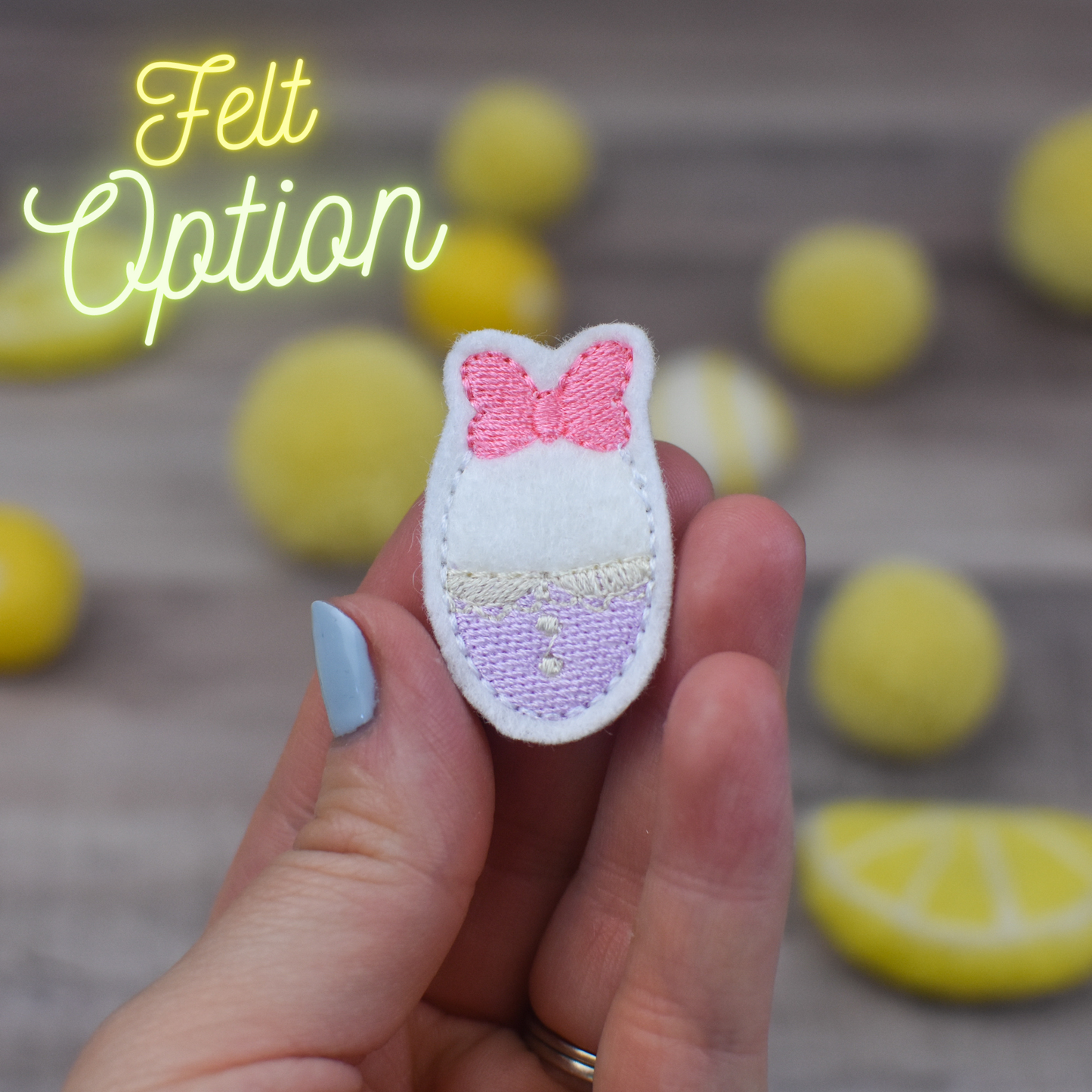 Girl Duck Easter Egg Feltie Sheet