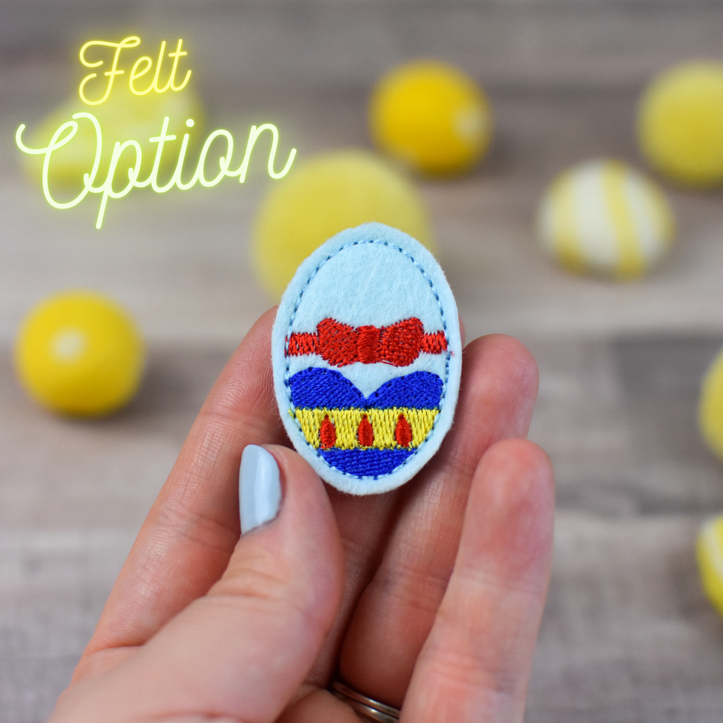 Apple Princess Easter Egg Feltie Sheet