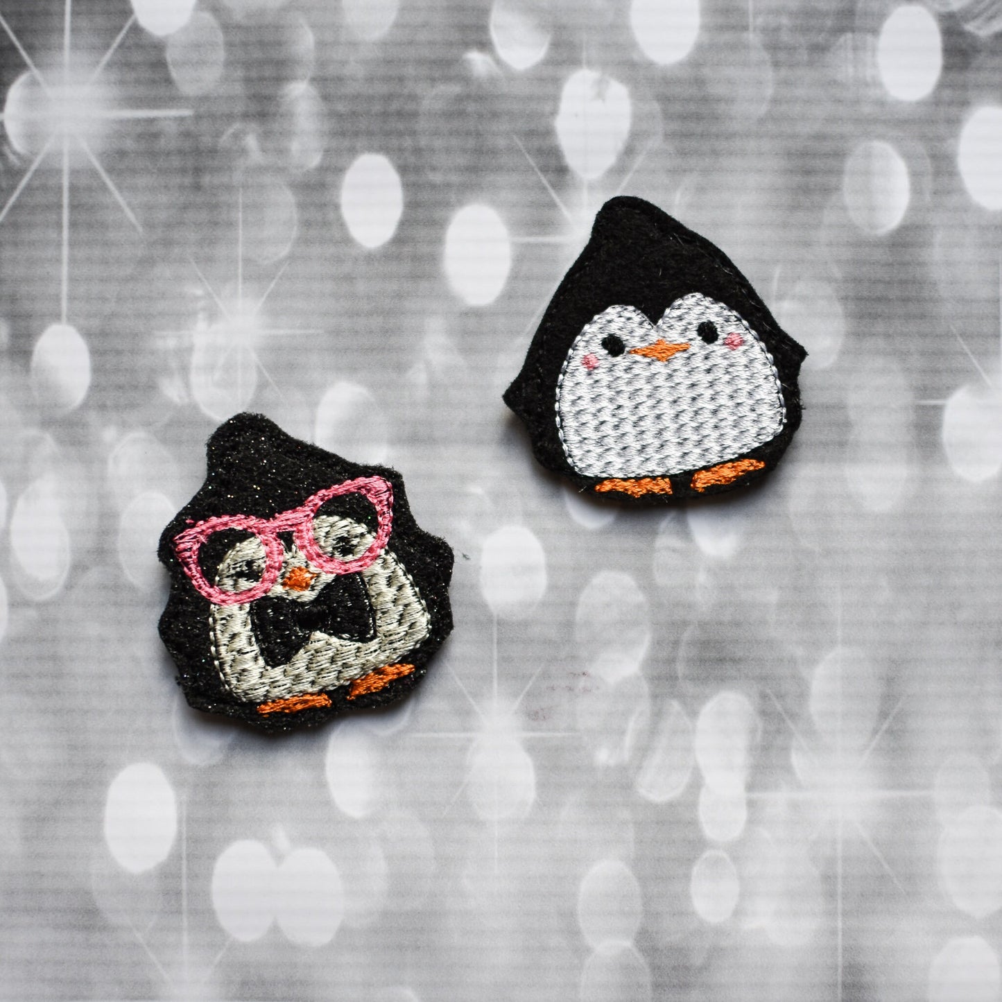Penguin Feltie Embroidery Design Set
