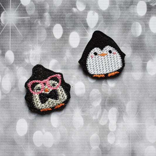 Penguin Feltie Embroidery Design Set
