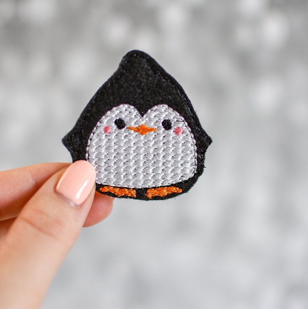 Penguin Feltie Embroidery Design