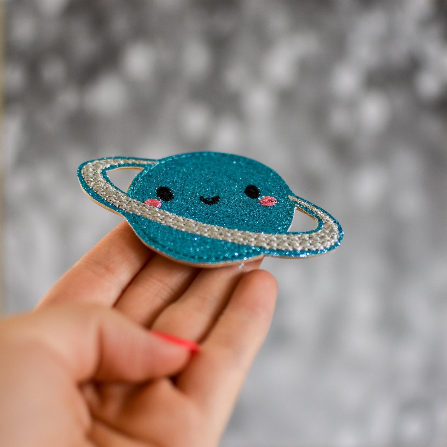 Saturn Feltie Embroidery Design