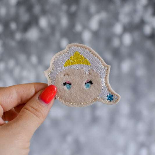 Ice Queen Feltie Embroidery Design