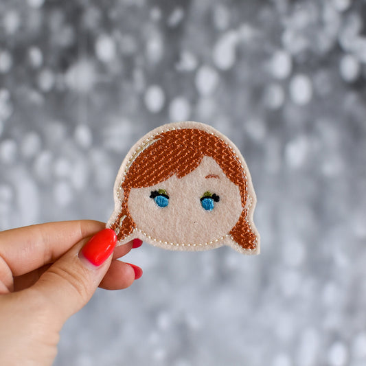 Ice Princess Feltie Embroidery Design