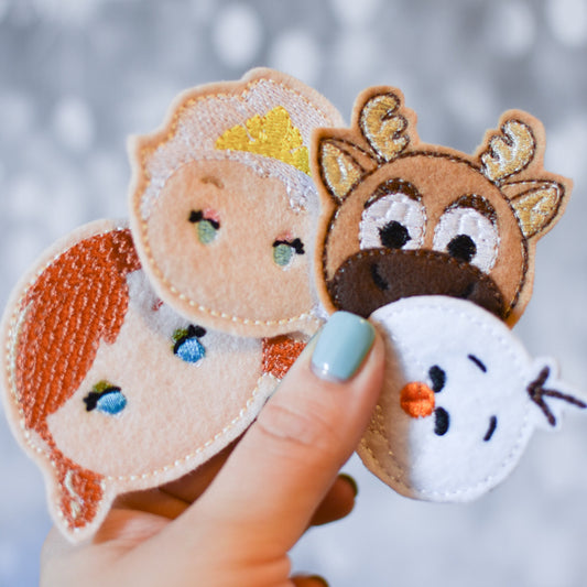 Ice Pals Felt Embroidery Design Set