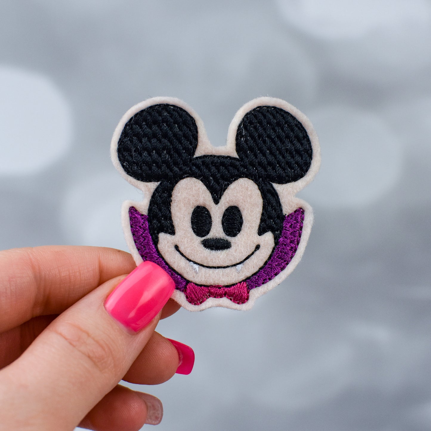 Vampire Mouse Feltie Embroidery Design