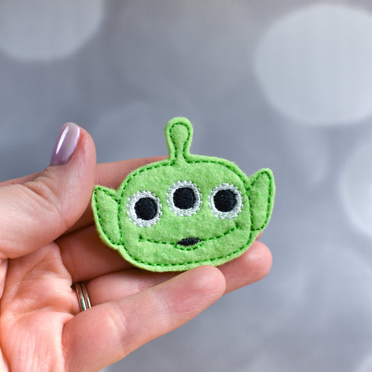 Alien Toy Feltie Embroidery Design