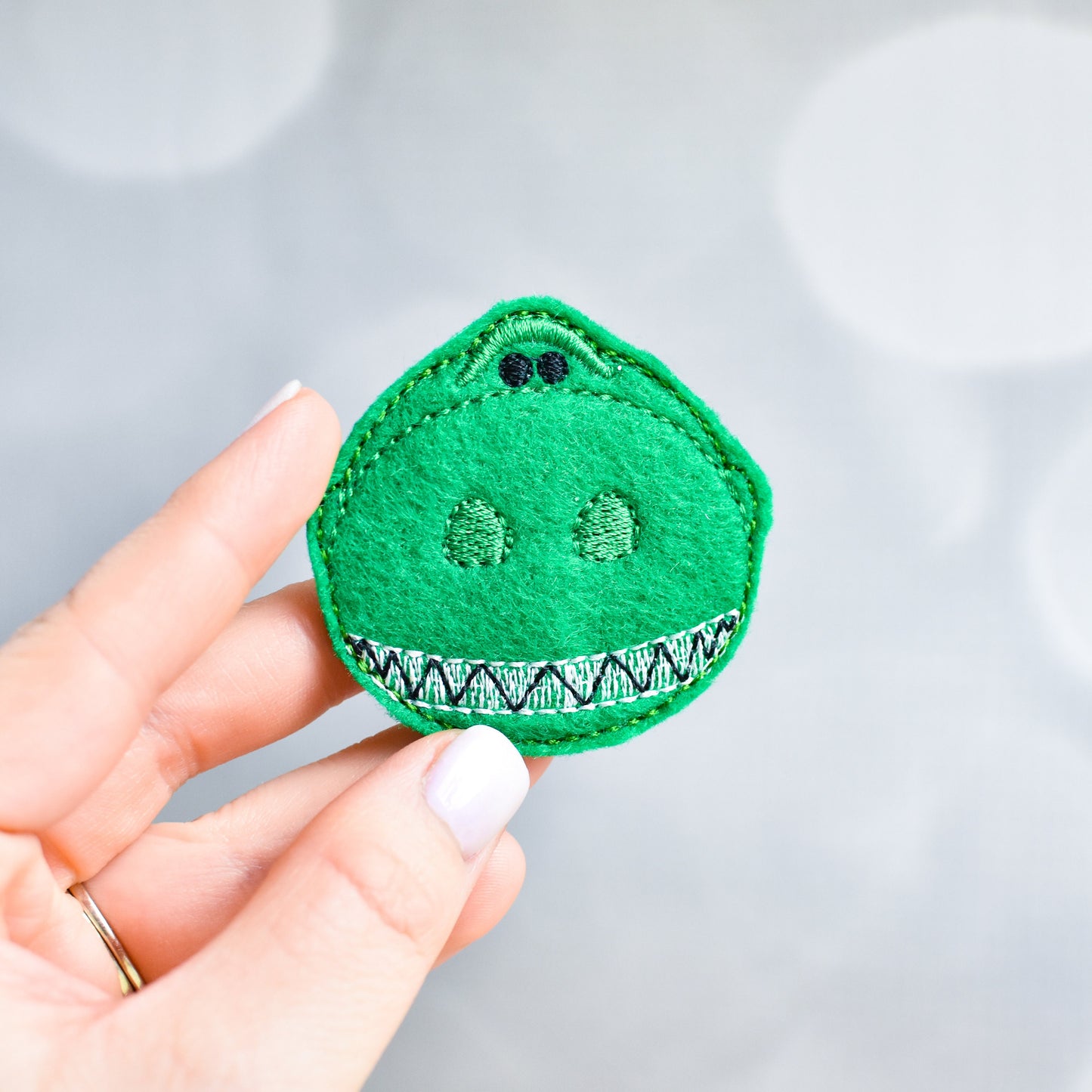 Dinosaur Feltie Embroidery Design