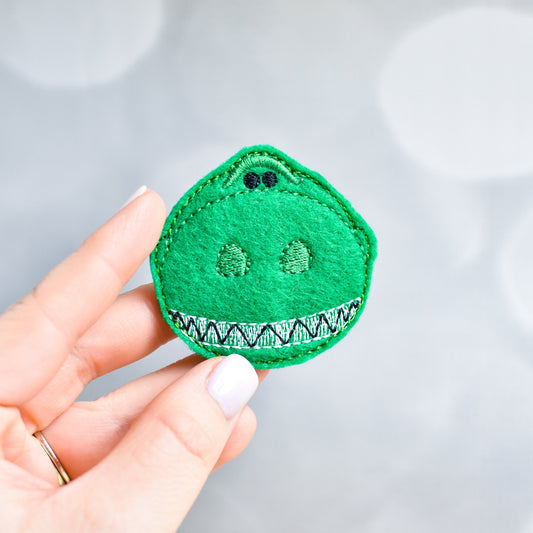 Dinosaur Feltie Embroidery Design