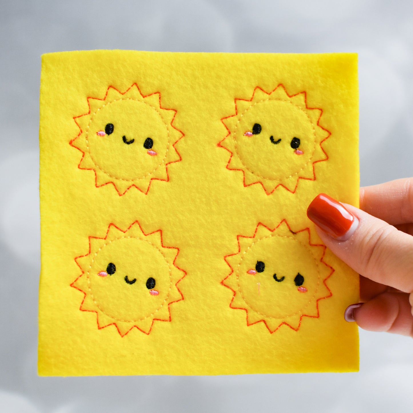 Kawaii Sun Uncut Feltie Sheets