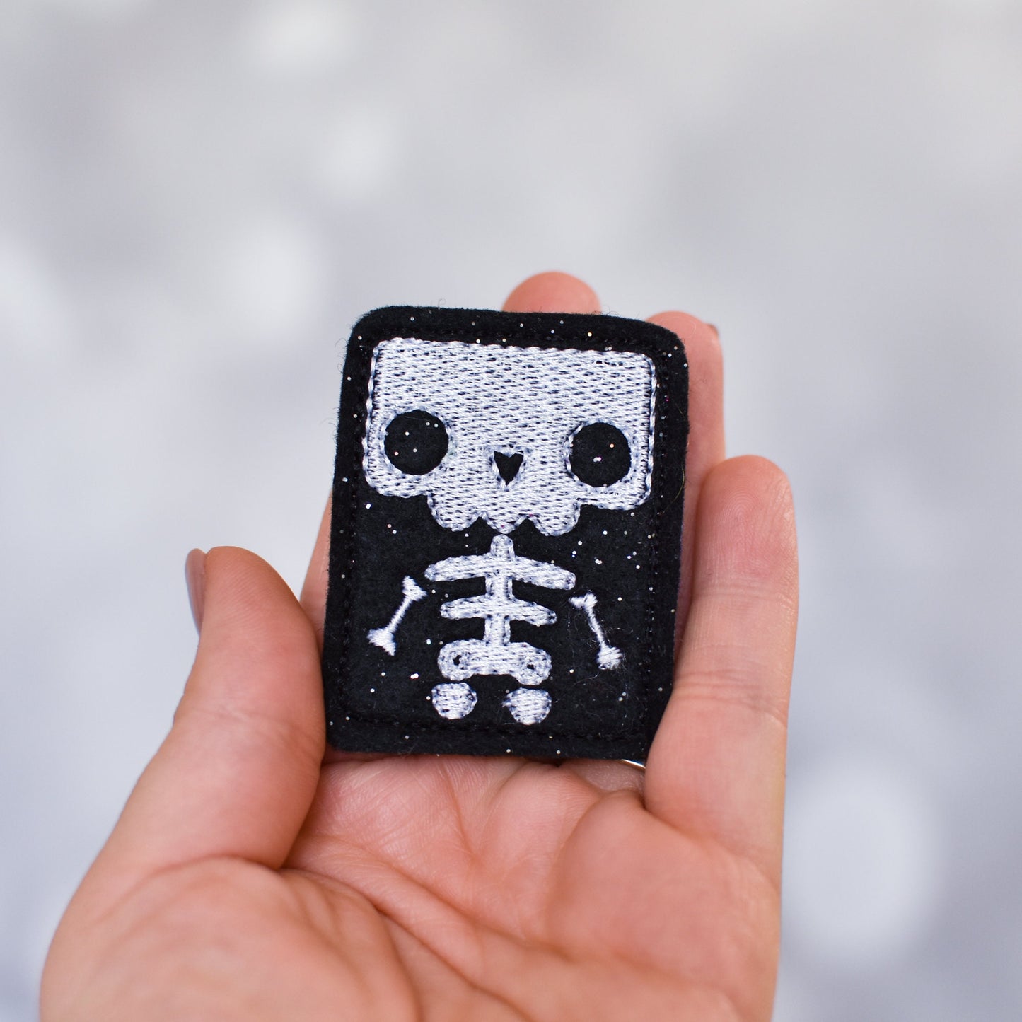 Kawaii X-Ray Feltie Embroidery Design