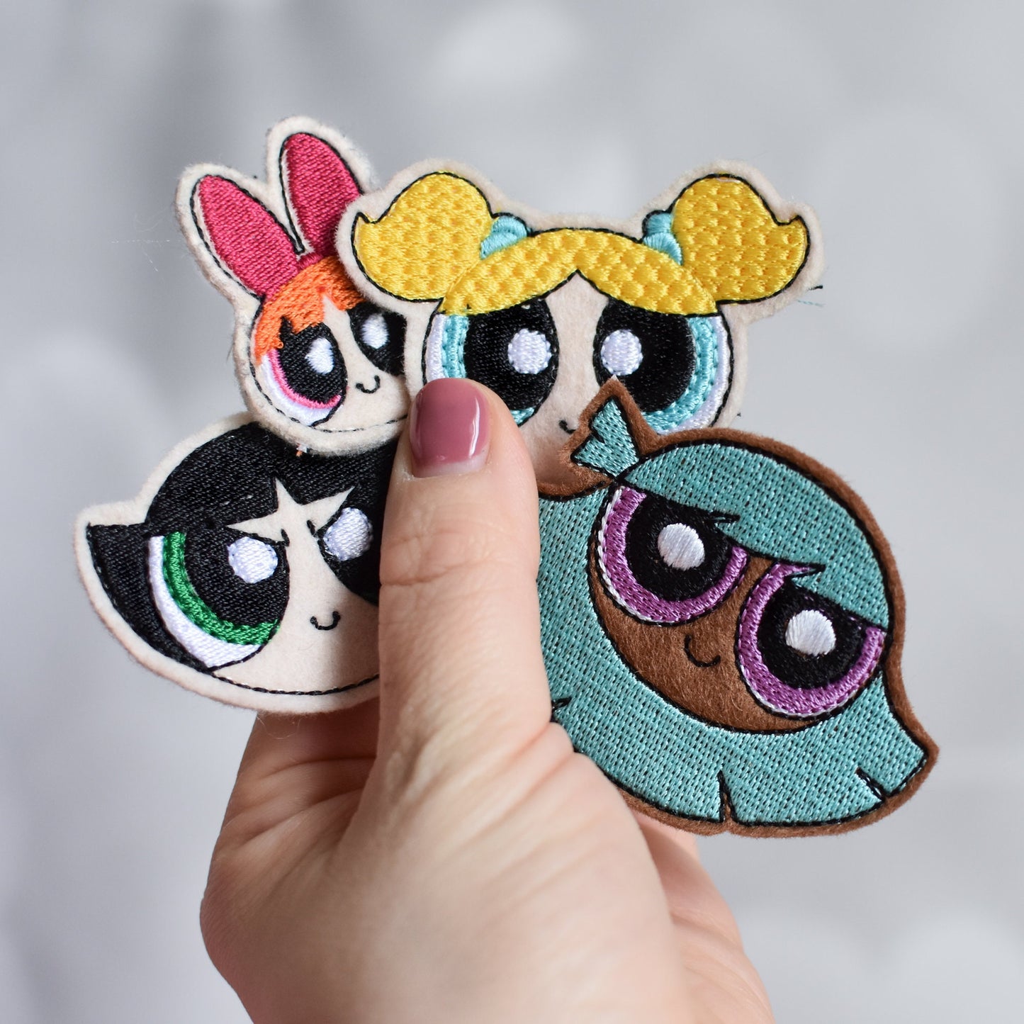 Power of Four Girl Embroidery Design Set