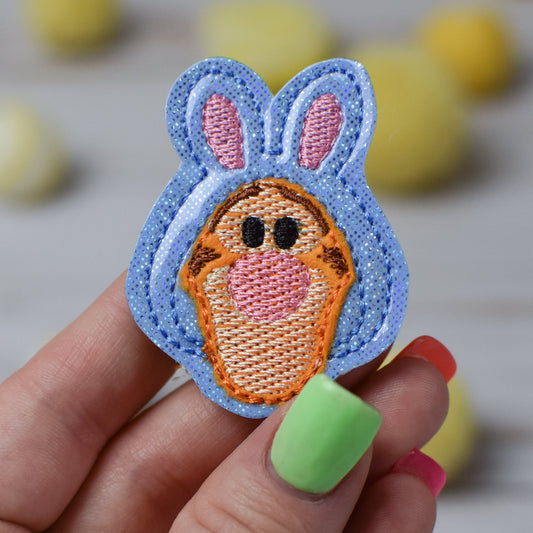 Bunny Tiger Embroidery Design Feltie