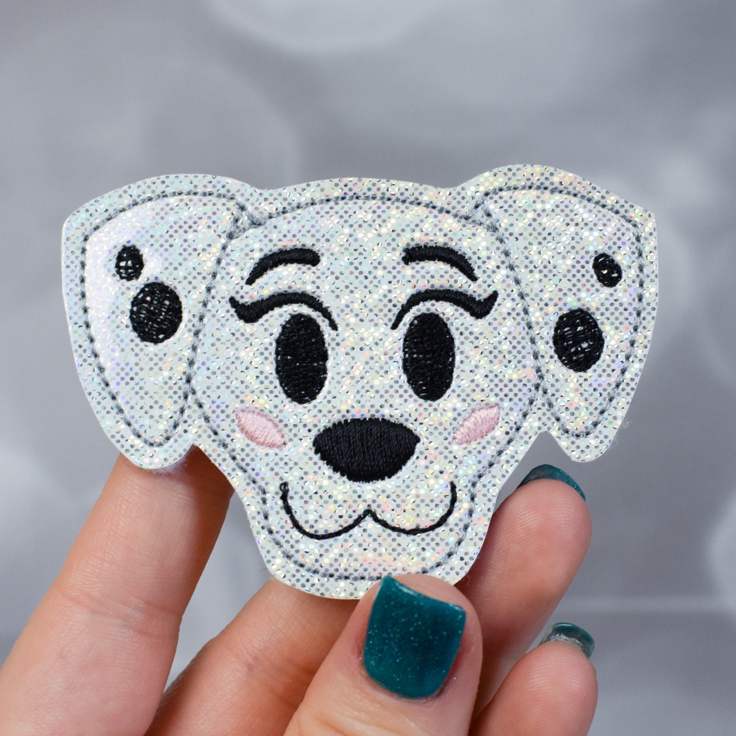 Spotted Dog Feltie Embroidery Design