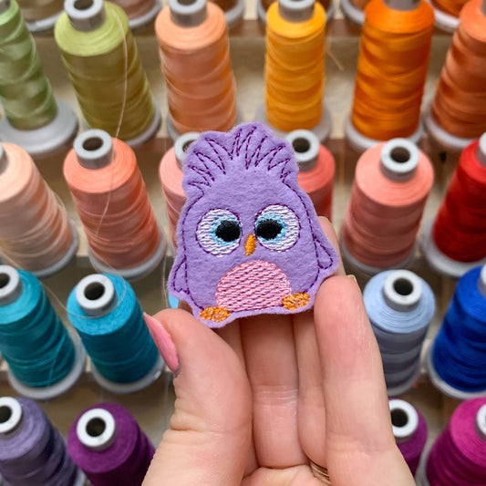 Cutie Bird Feltie Embroidery Design