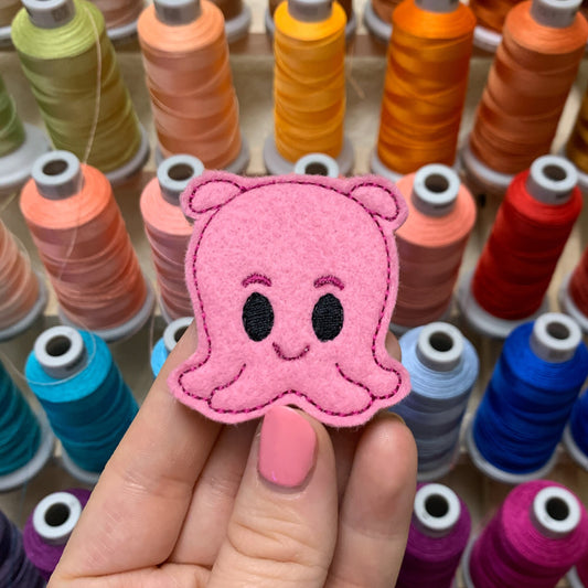 Baby Squid Feltie Embroidery Design