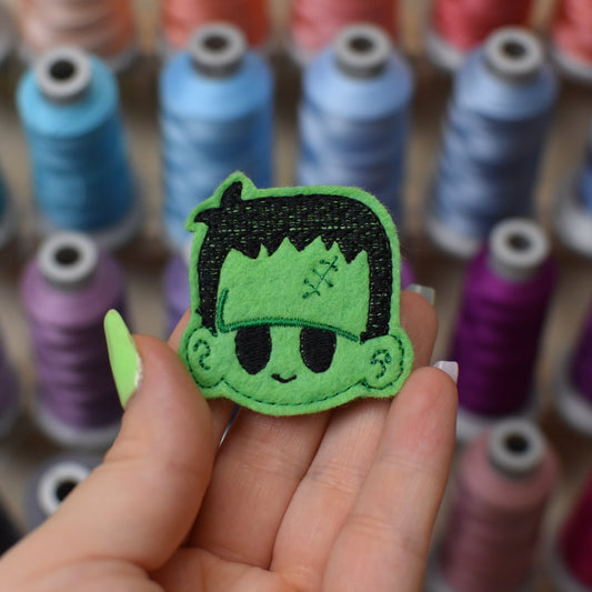 Franken Emoji Feite Embroidery Design