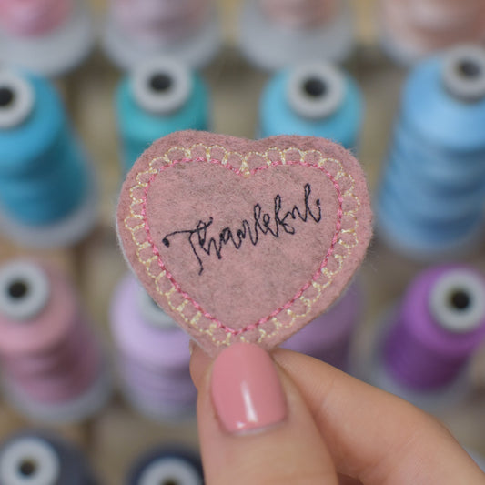 Thankful Feltie Embroidery Design